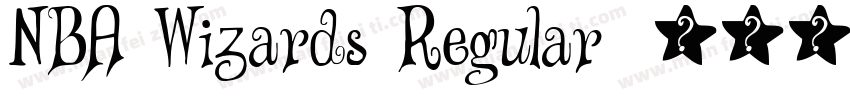 NBA Wizards Regular字体转换